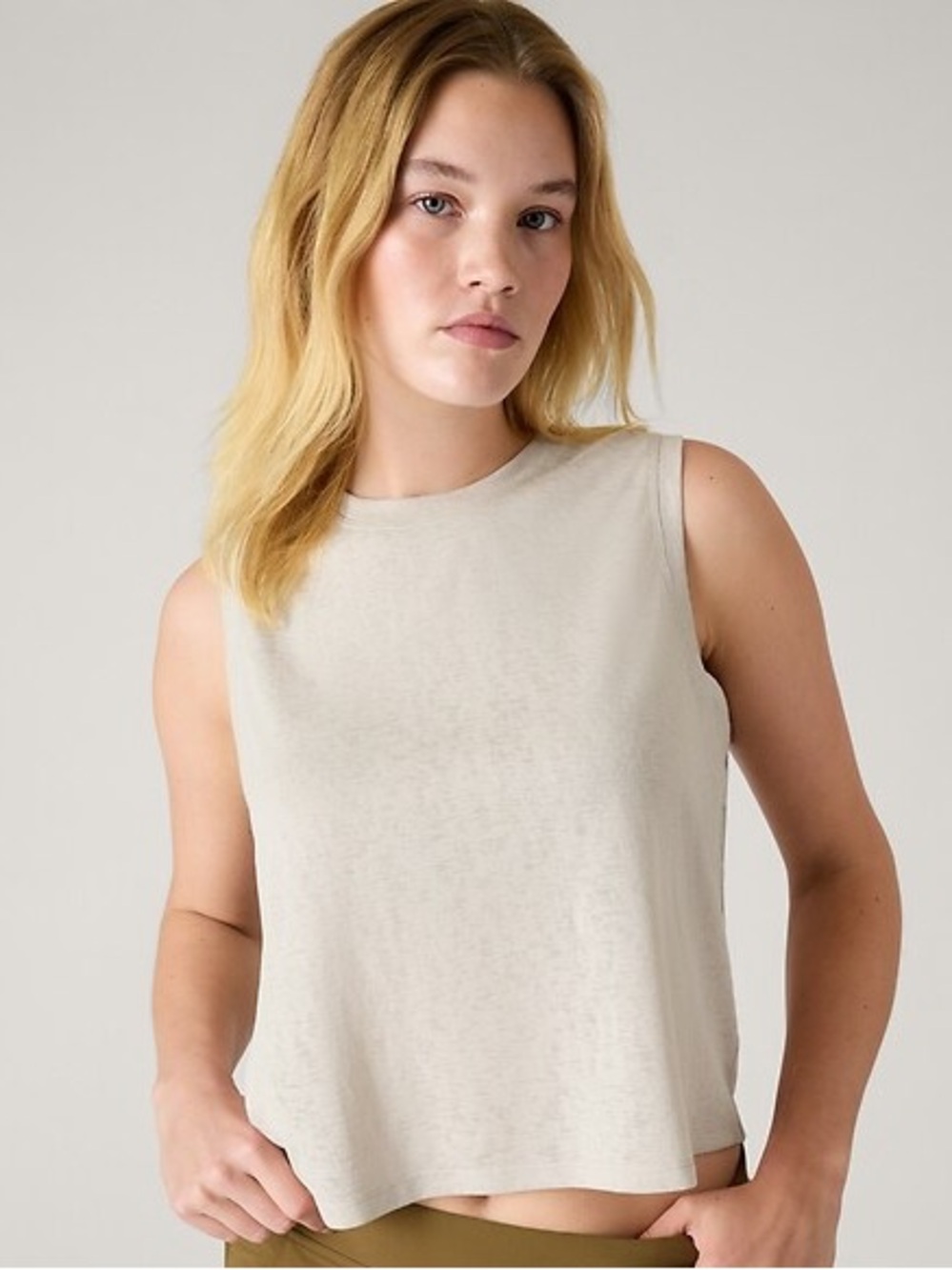 Athleta Breezy Muscle Tank Top Size Small